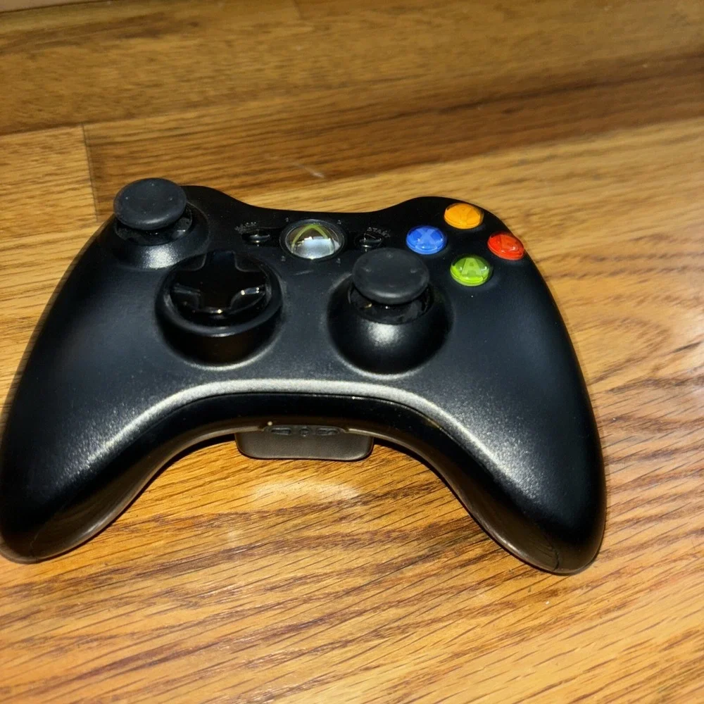 Microsoft Xbox 360 Wireless Controller Unisex OS Black Excellent OEM Gamepad